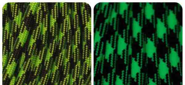 (image for) ZombieGreenBlacklightParacord